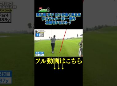 【強い雨！ラフ！ピンが遠く見える 】武井壮のゴルフバッグ担いでください/#武井壮#プロキャディー #golf #ゴルフ #shorts #切り抜き #プロゴルファー#後藤楽々 #宮里優作