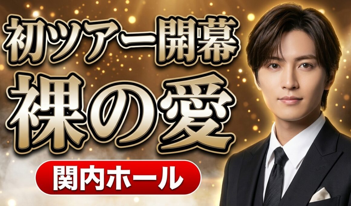 青山新初ツアー「裸の愛」関内ホール初日チケット一般発売中 2026年11月27日詳細完全解説 | 辰巳ゆうと最新ニュース速報