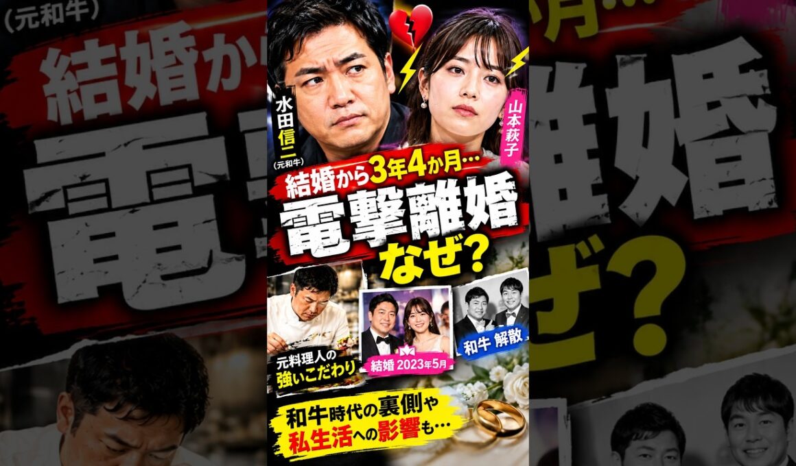 水田信二が電撃離婚…なぜ？山本萩子との結婚生活に何があった？