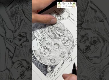 宇宙にいった猫maru【11月作品展とやまだくん】#やまだくん　#yamadakun #art #アート #まるかぷりっちょ