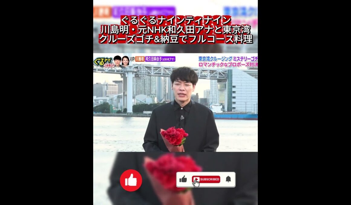 【ぐるナイ】川島明のロマンチック(?)プロポーズ！和久田アナへの細かすぎる結婚計画に爆笑
