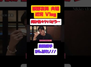 連日お騒がせの板野友美！夫婦のVlogを公開するも… #shortvideo #shorts #板野友美 #ともちん #高橋奎二 #vlog