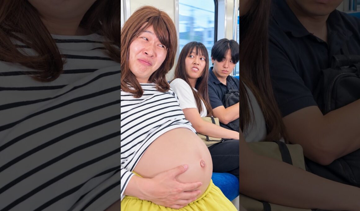 妊娠したモンスターママが電車に乗ったら #comedy