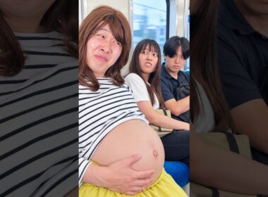 妊娠したモンスターママが電車に乗ったら #comedy