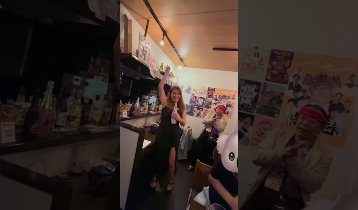 オリシャン開栓の瞬間🥂#スナック京子