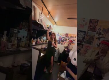 オリシャン開栓の瞬間🥂#スナック京子