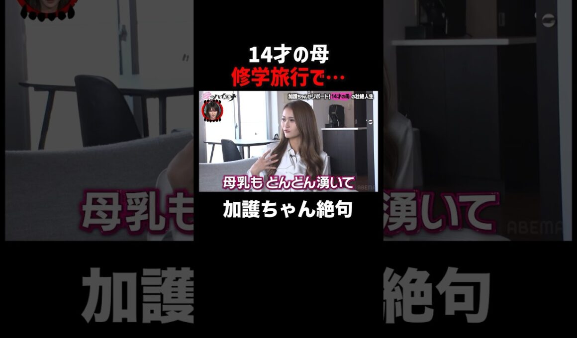 中学3年生で母親。学校行事でも苦労が…｜#愛のハイエナ シーズン2 #ABEMA で無料配信中！ #ニューヨーク #さらば青春の光 #加護亜依 #モーニング娘。