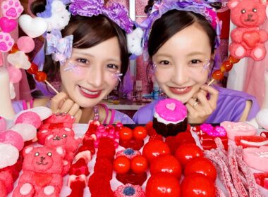 【初挑戦】娘が大好きなしなこちゃんとはじめてASMRやってみた🍭🩷☁️【しなこちゃんコラボ】