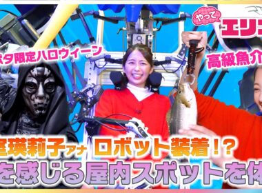 小室瑛莉子アナが秋を感じる屋内スポットを体験リポート！メイキング・オブ・ハリー・ポッター、THE ROBOT PARK ODAIBA、THE BONDS FISHING PARK【やってエリコ！】