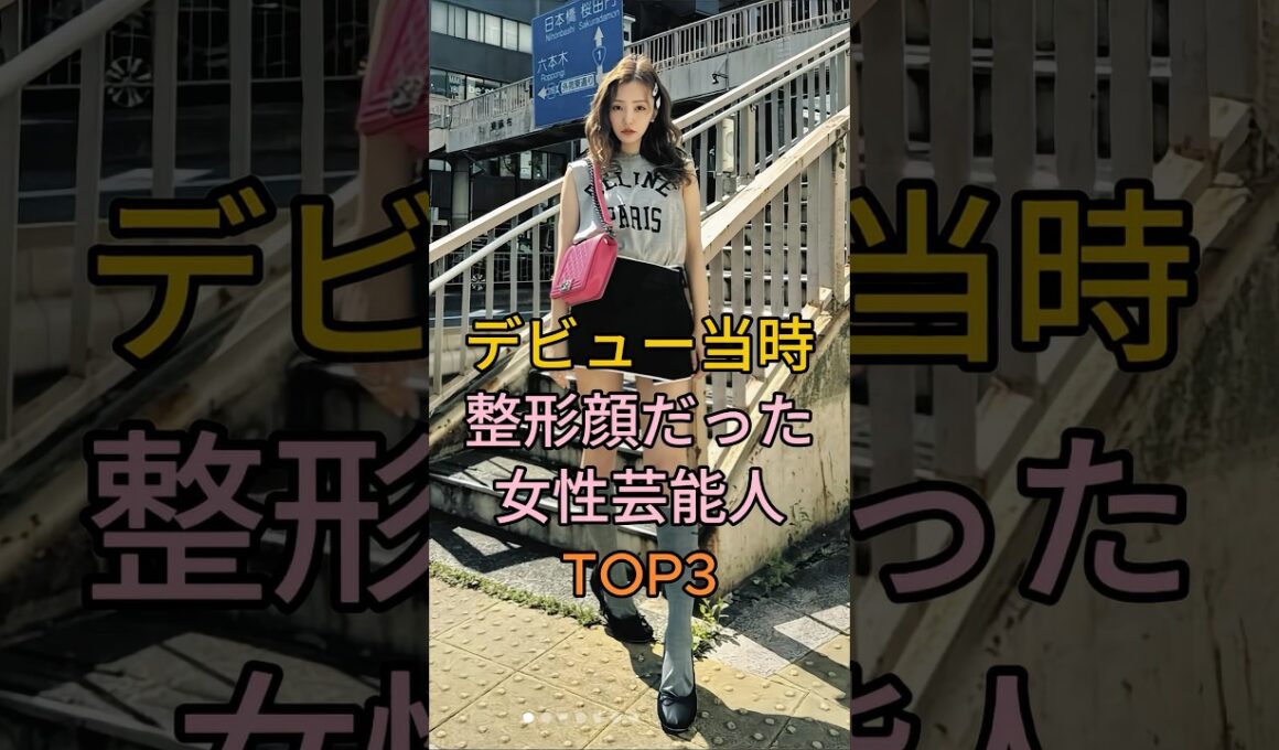 デビュー当時整形顔だった女性芸能人 TOP3 #梨花 #板野友美 #芸能人 #fyp