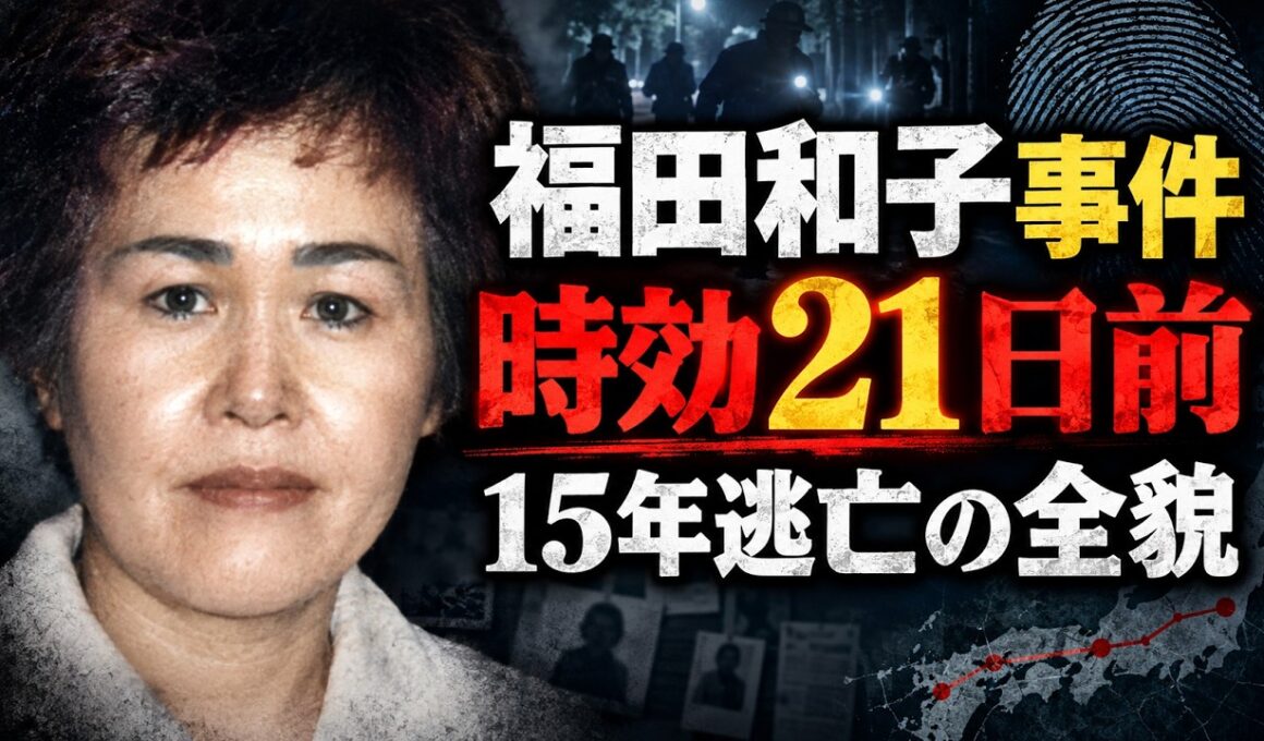 【福田和子事件】約15年逃亡、時効21日前に逮捕｜整形・偽名・肉声…世界仰天の逃亡生活の全貌【犯人録】