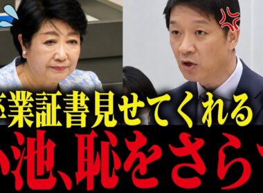 【小池百合子】学歴詐称を議会で追及されメンタル崩壊する小池都知事...【小池都知事 佐藤さおり 都議会 カイロ大学 学歴詐称疑惑】