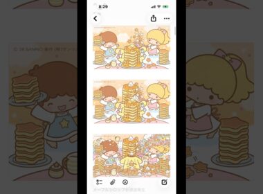 #kikilala#キキララ #ポムプリ#GoogleGemini#パンケーキ#盛り盛り#メープルシロップ#津波#沈没#大泣き　🥞
