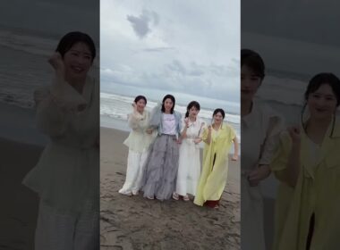 【山岸愛梨】みんなでお仕事嬉しすぎました🤍【松本真央・小川千奈・白井ゆかり】