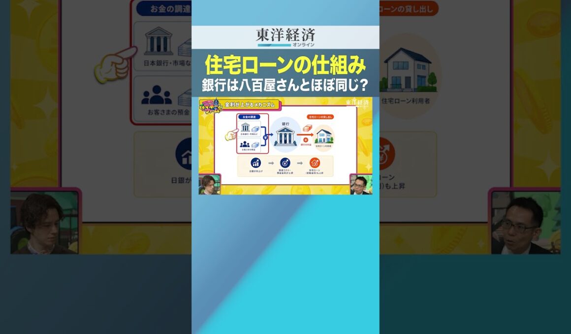 住宅ローンの仕組み 銀行は八百屋さんとほぼ同じ？【住宅ローンはどの銀行で借りる？】