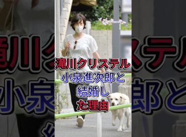 滝川クリステル小泉進次郎と結婚した理由 #滝川クリステル #小泉進次郎 #芸能人