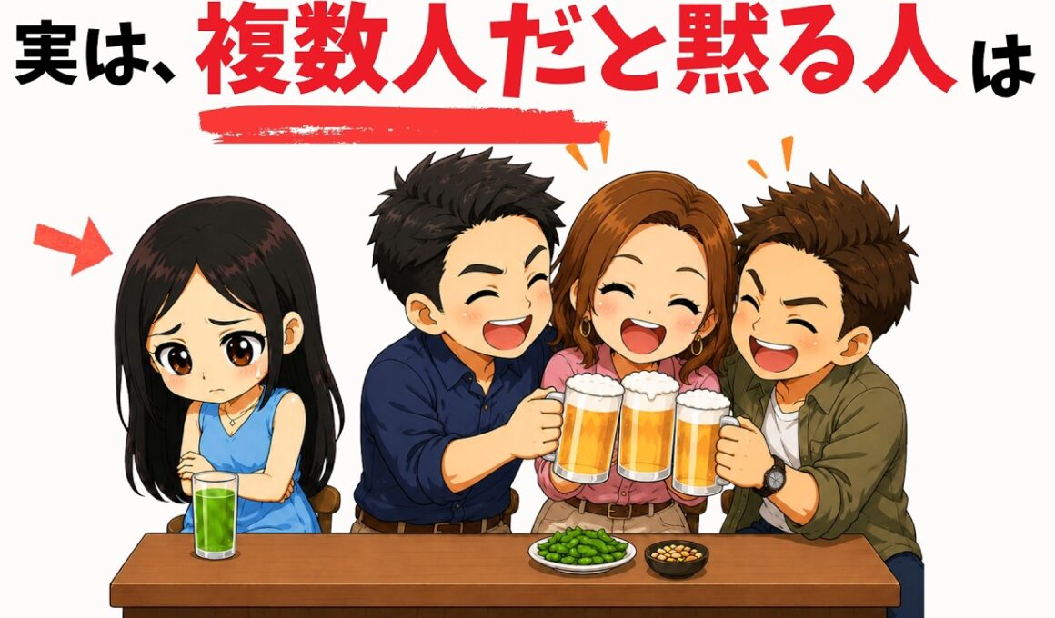 【心理学と脳科学】複数人だと黙る人は
