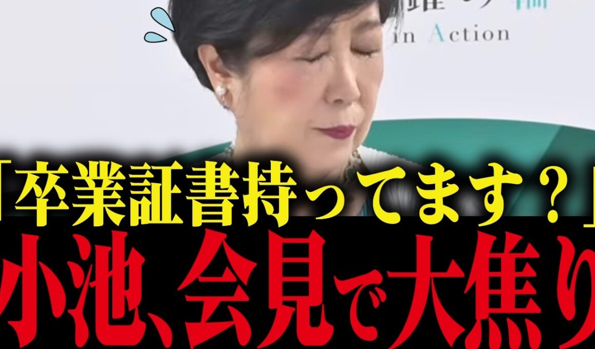 ※小池百合子、会見で学歴詐称の隠蔽を暴れてしまうww【小池都知事 さとうさおり 都議会 カイロ大学 学歴詐称疑惑】