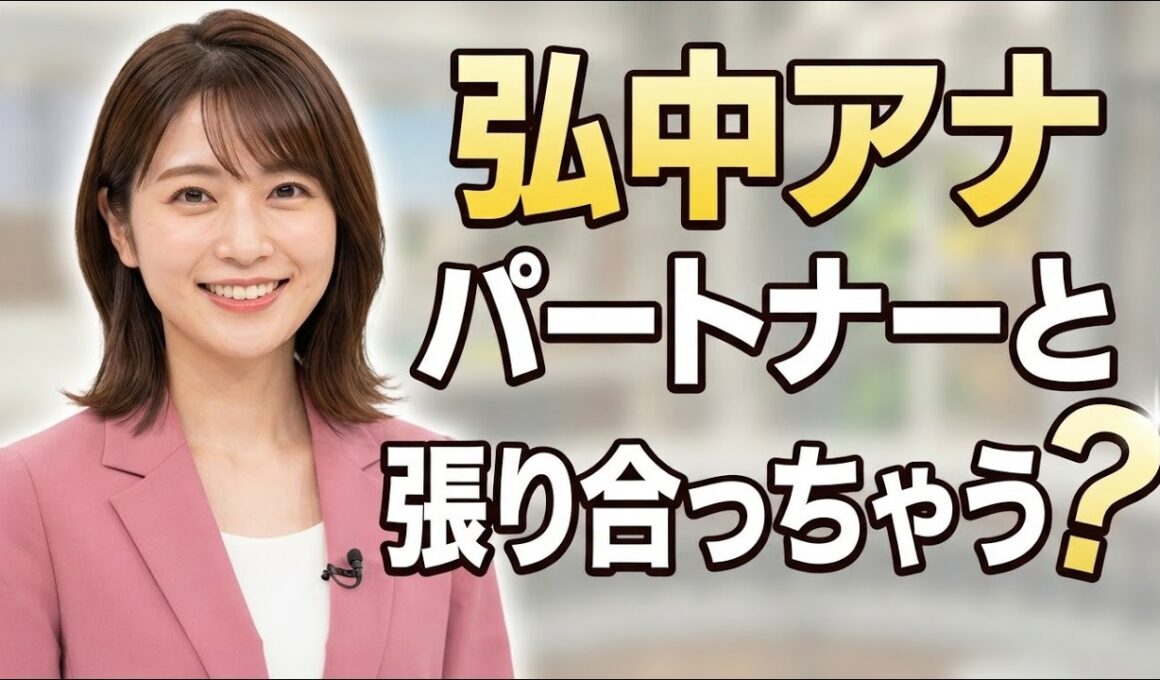 テレビ朝日の弘中綾香アナウンサーが語るパートナーシップの裏側と人間関係の哲学とは何なのか