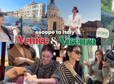 【イタリアVLOG】ベネチア＆ヴィチェンツァへ！ホテル、ショッピング、ジュエリーと旅コーデ【FOPE】
