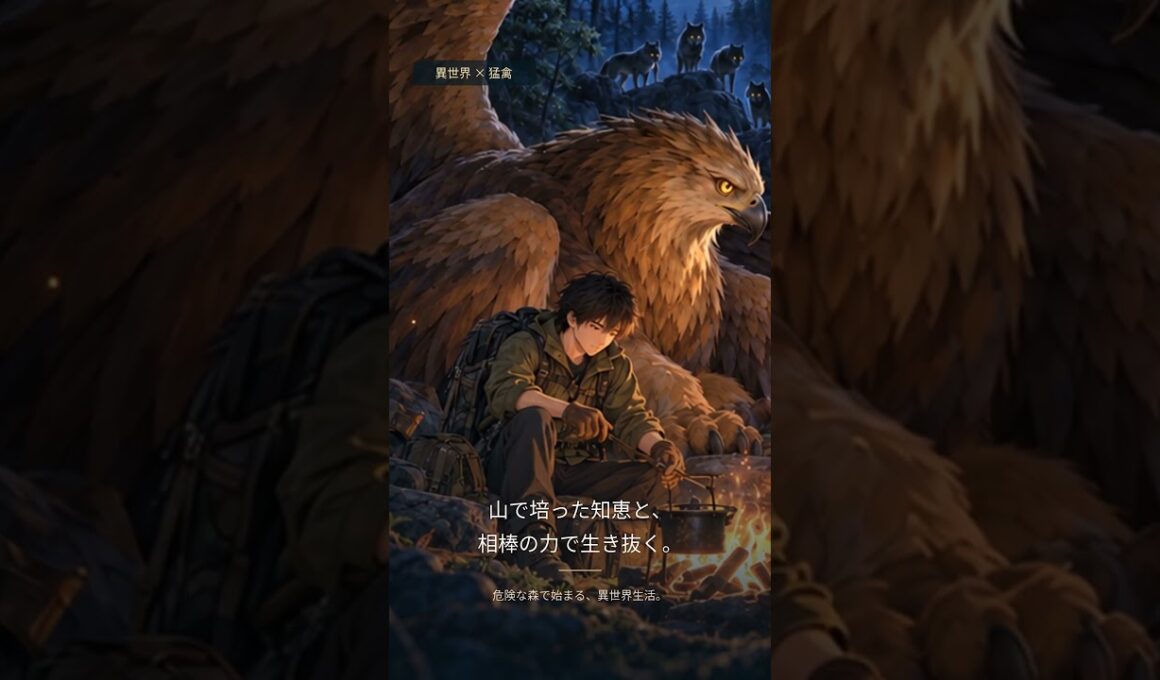 愛鷹と異世界転移したら、グリフォンになっていた！｜長野の鷹匠【90秒作品紹介】#Shorts