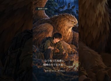 愛鷹と異世界転移したら、グリフォンになっていた！｜長野の鷹匠【90秒作品紹介】#Shorts