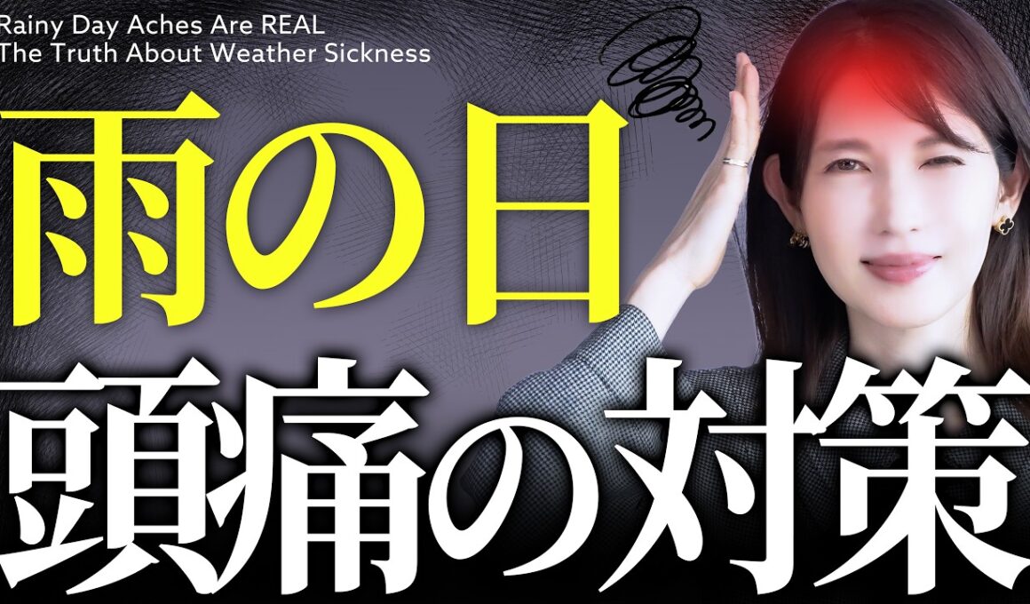 【雨の日の体調不良】女医友利新が教える気象病対策