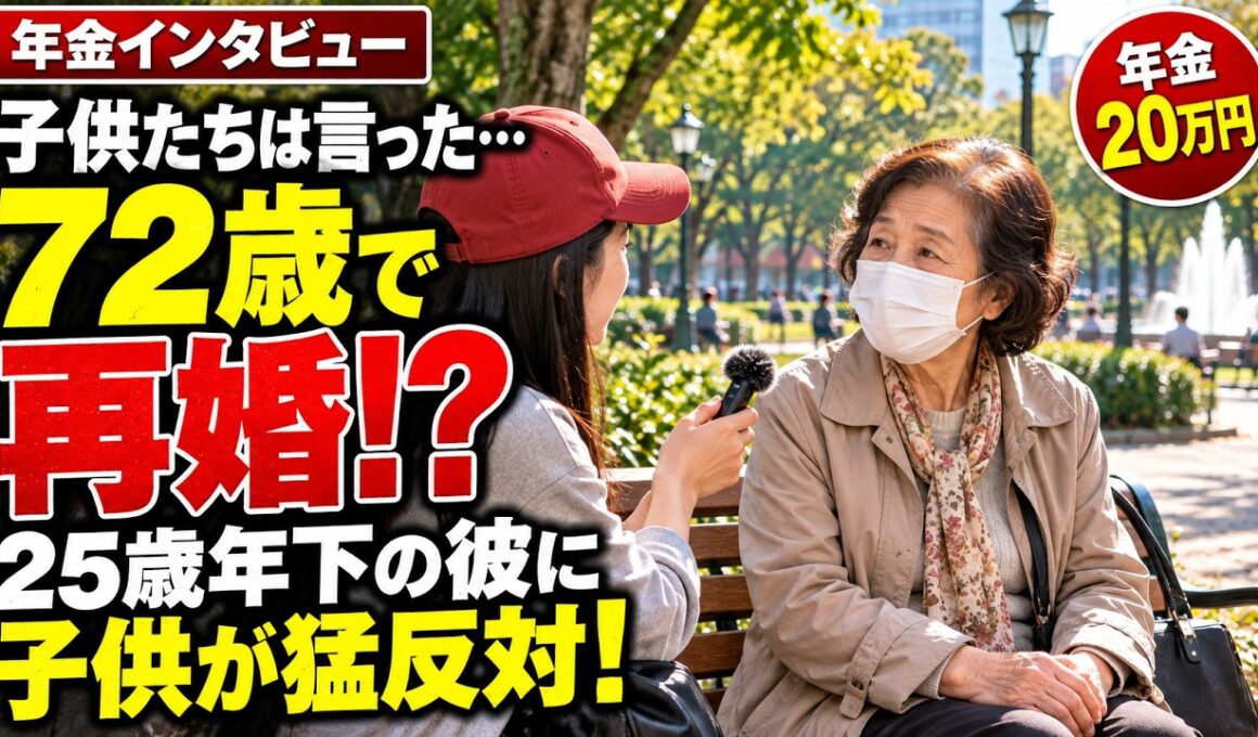 【年金インタビュー】25歳年下の男性と再婚したい…子供が反対した本当の理由