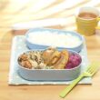 【3分クッキング公式】ハーブチキン弁当（ハーブ塩麹チキン／椎茸のチーズピカタ／紫キャベツのコールスロー）