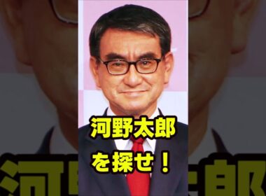 河野太郎を探せ！ #shorts  #政治ニュース #政治 #日本の未来 #河野太郎 #自民党 #高市早苗 #親中 #親中議員