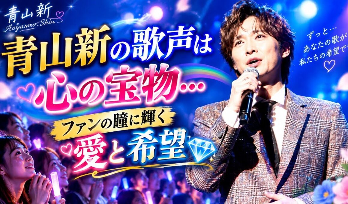 🌈 青山新の歌声は心の宝物…ファンの瞳に輝く愛と希望💎💗