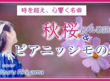 Japanese Song 心に響く 昭和の名曲 山口百恵 秋桜 作詞作曲 さだまさし ピアニッシモの秋 作詞 山川啓介 作曲 中田喜直 cover by 秋山千鶴