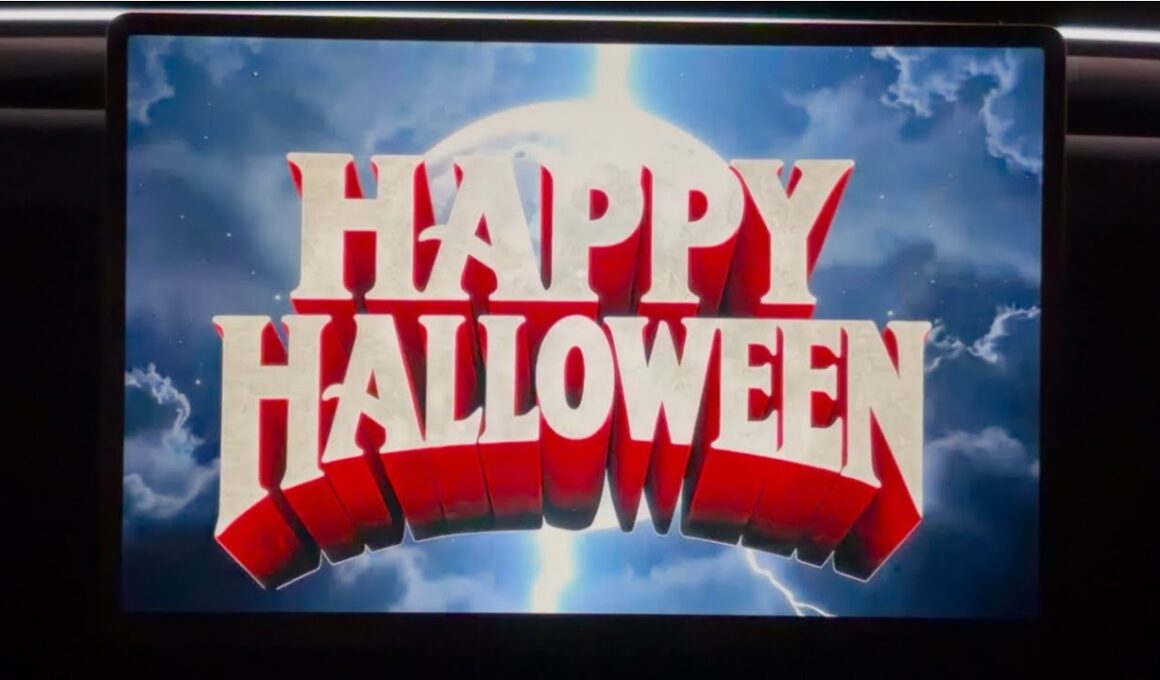 Happy Halloween🎃TESLAハロウィンモード