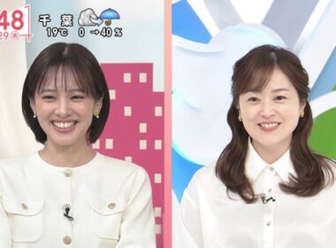 【画像】今日の河出奈都美さんと田﨑さくらさん　10.29